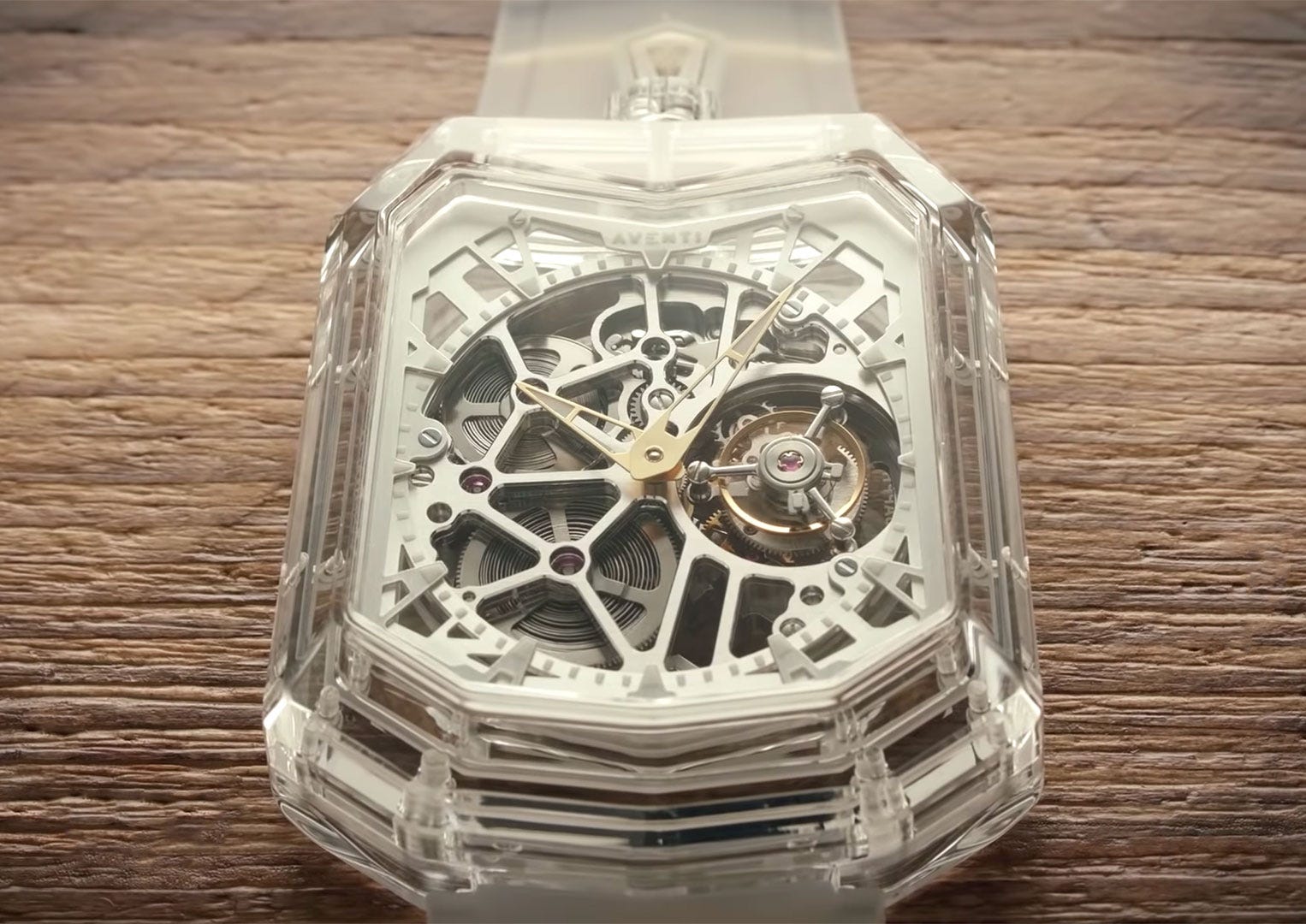 Aventi currently have two different watch collections. The A10 is made from titanium and the A11 is made from sapphire