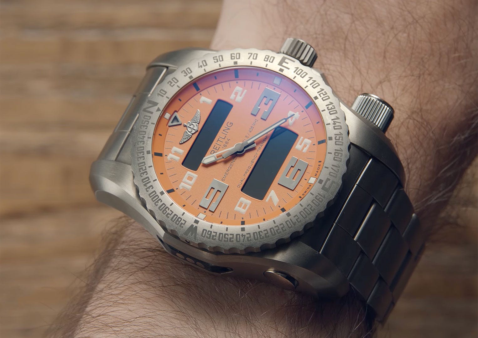 The Breitling Emergency was first introduced in 1995