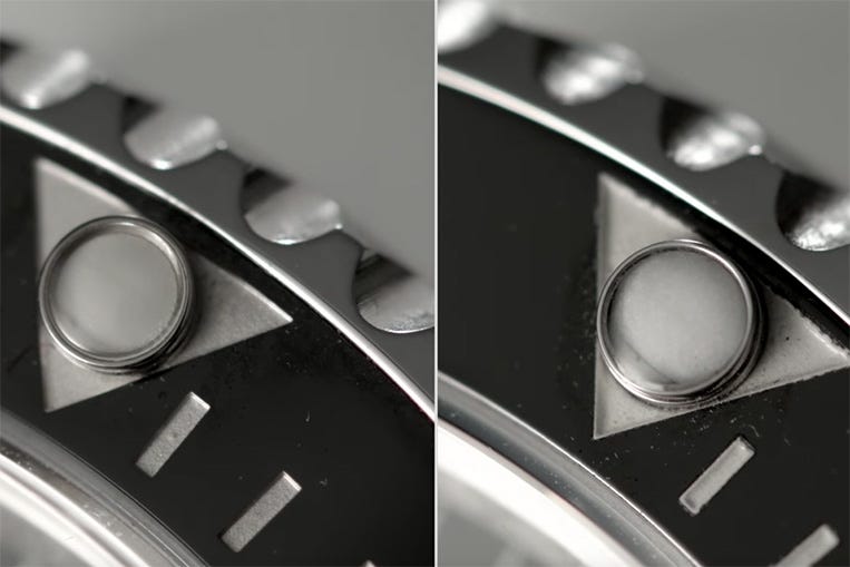 Rolex Submariner 116610LN lume