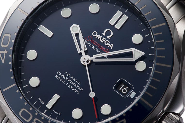 Omega was saved when the Seamaster was placed on Bond's wrist